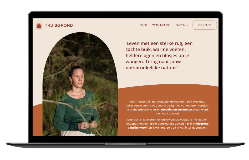 Thuisgrond Website Design